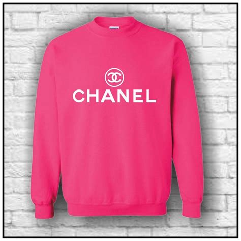 chanel pink sweatshirt